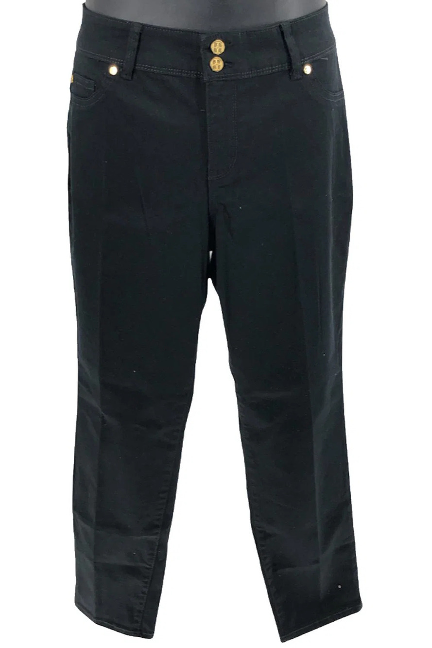 IMAN Global Chic Luxury Resort 360 Slim Skinny Jean Basic Black - Petite